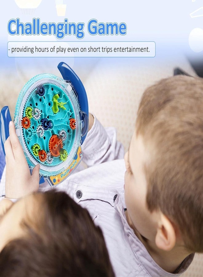 KickZu Brain Teasers Puzzles Games for Kids - 3D Gravity Maze Ball for Kids 3-8, Labyrinth Game Mind Puzzle with Gear Control Challenges Fine Motor Skills, Puzzle Toys Gifts for Teens - Image 5